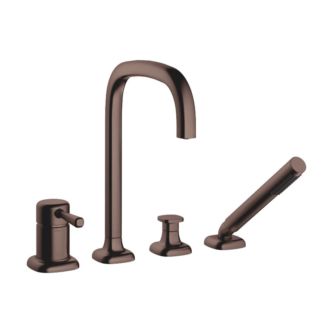 Dornbracht COYA – Μπαταρία Λουτρού Πάγκου – Bath shower set for bath rim or tile edge installation – Brushed Dark Bronze (PVD) (27632404-43)