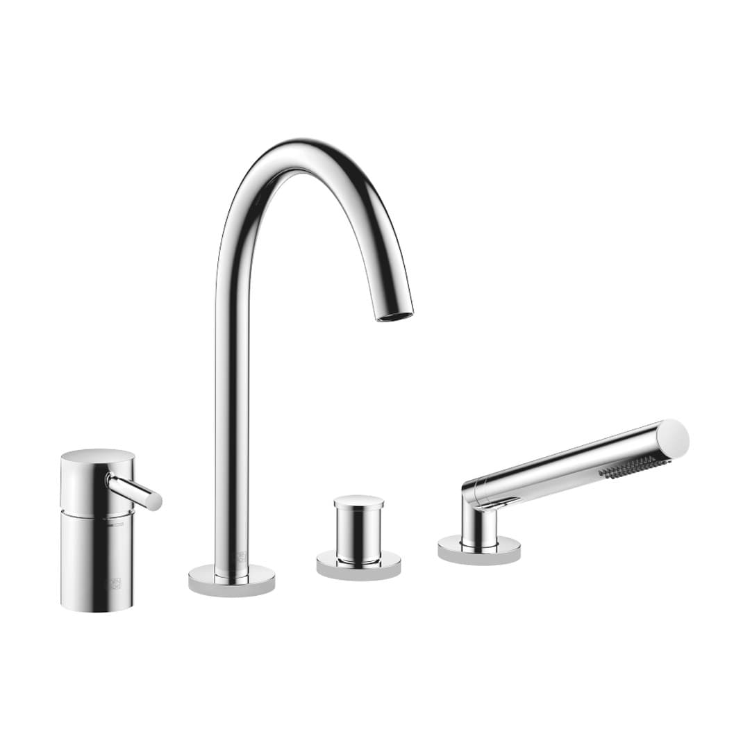 Dornbracht Meta – Μπαταρία Λουτρού Πάγκου – Bath shower set for bath rim or tile edge installation – Chrome (27632661-00)