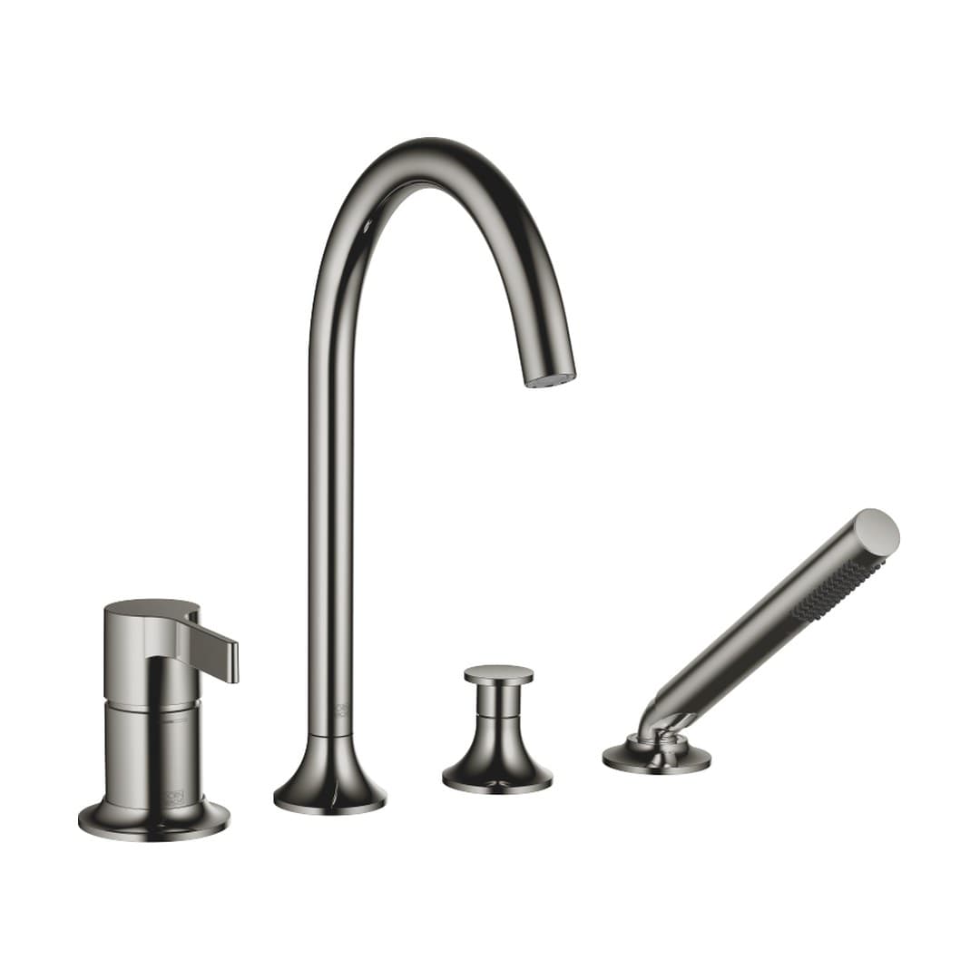 Dornbracht VAIA – Μπαταρία Λουτρού Πάγκου – Bath shower set for bath rim or tile edge installation – Dark Chrome (27632809-19)