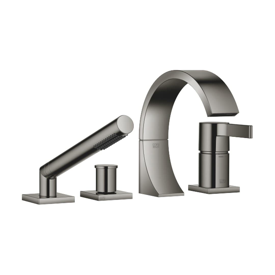 Dornbracht CYO – Μπαταρία Λουτρού Πάγκου – Bath shower set for bath rim or tile edge installation – Dark Chrome (27632811-19)