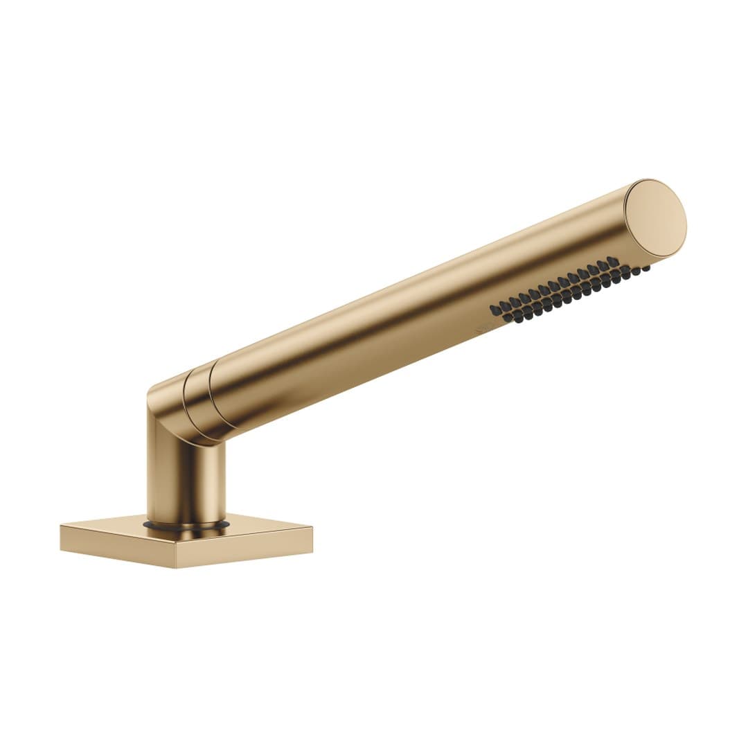 Dornbracht – Μπαταρία Λουτρού Πάγκου – Hand shower set for bath rim or tile edge installation – Brushed Dark Brass (PVD) (27702980-39)