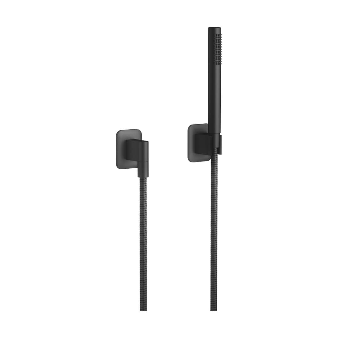 Dornbracht Lissé – Σετ Ντους – Hand shower set with individual rosettes – Matte Black (27802845-33)