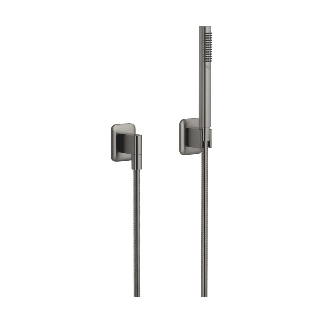 Dornbracht Lissé – Σετ Ντους – Hand shower set with individual rosettes – Brushed Dark Platinum (27802845-99)