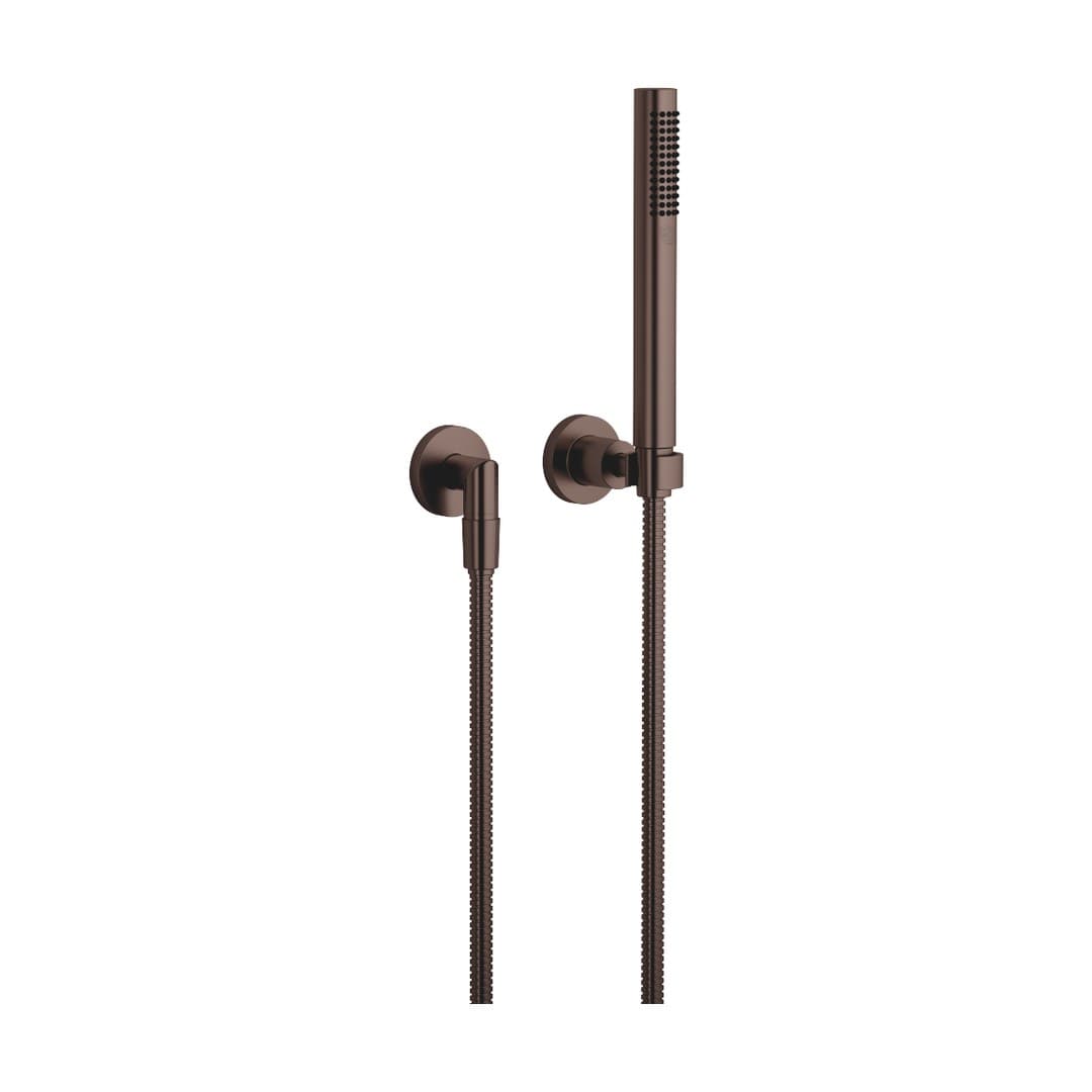 Dornbracht Tara – Σετ Ντους – Hand shower set with individual rosettes – Brushed Dark Bronze (PVD) (27802892-43)
