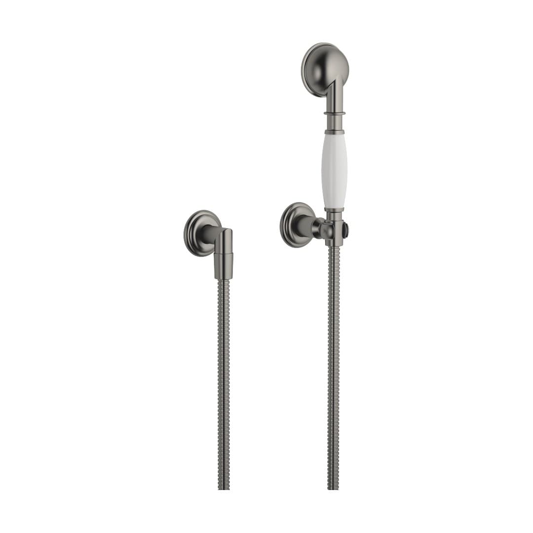 Dornbracht Madison – Σετ Ντους – Hand shower set with individual rosettes – Brushed Dark Platinum (27803361-99)