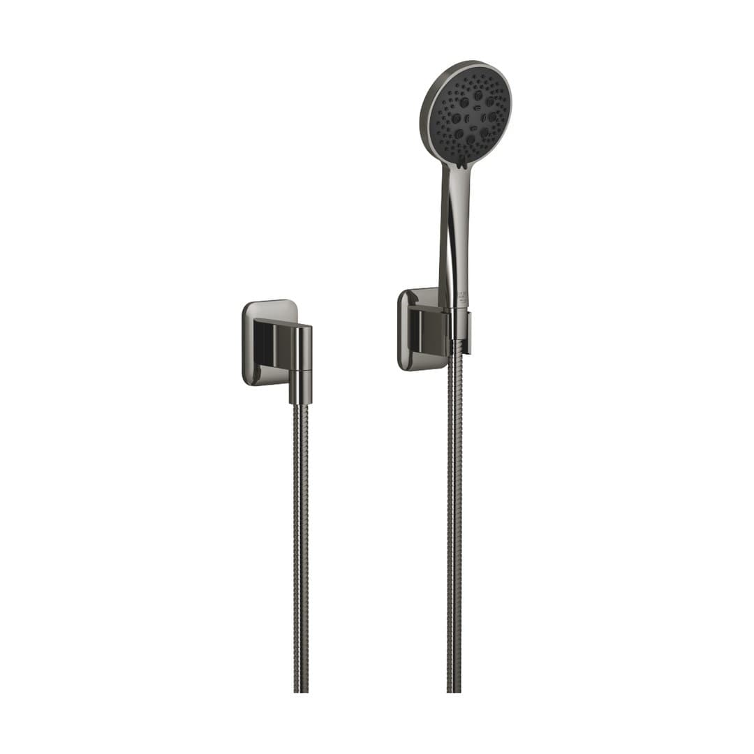 Dornbracht Lissé – Σετ Ντους – Hand shower set with individual rosettes – Dark Chrome (27803845-19)