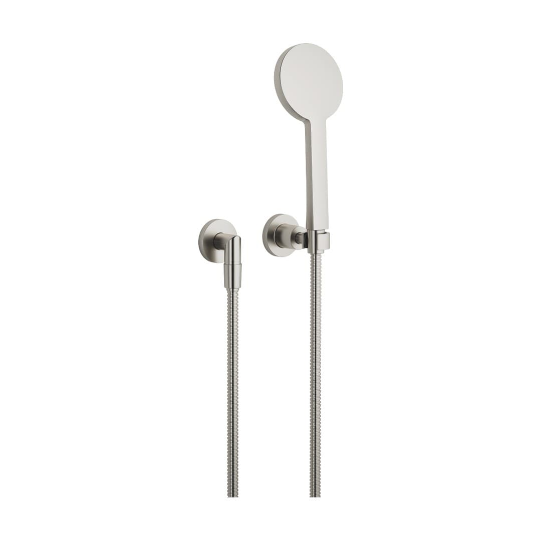 Dornbracht Tara – Σετ Ντους – Hand shower set with individual rosettes – Brushed Platinum (27803892-06)