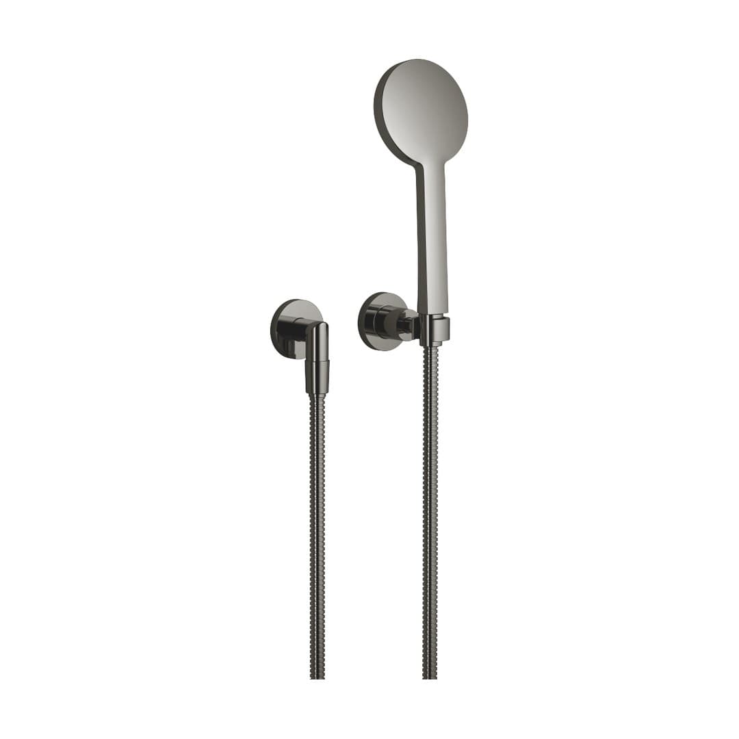 Dornbracht Tara – Σετ Ντους – Hand shower set with individual rosettes – Dark Chrome (27803892-19)