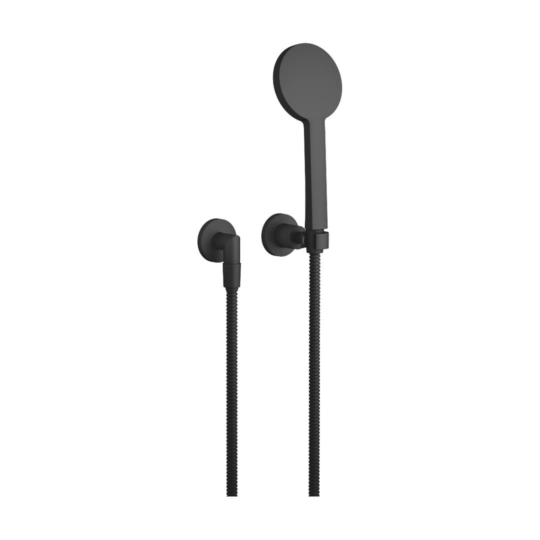 Dornbracht Tara – Σετ Ντους – Hand shower set with individual rosettes – Matte Black (27803892-33)