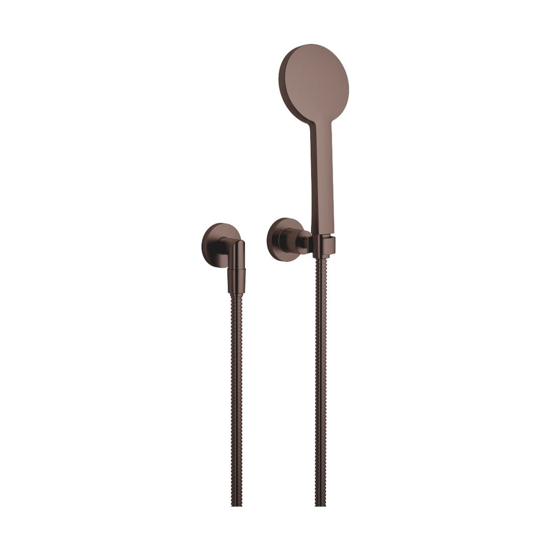 Dornbracht Tara – Σετ Ντους – Hand shower set with individual rosettes – Brushed Dark Bronze (PVD) (27803892-43)