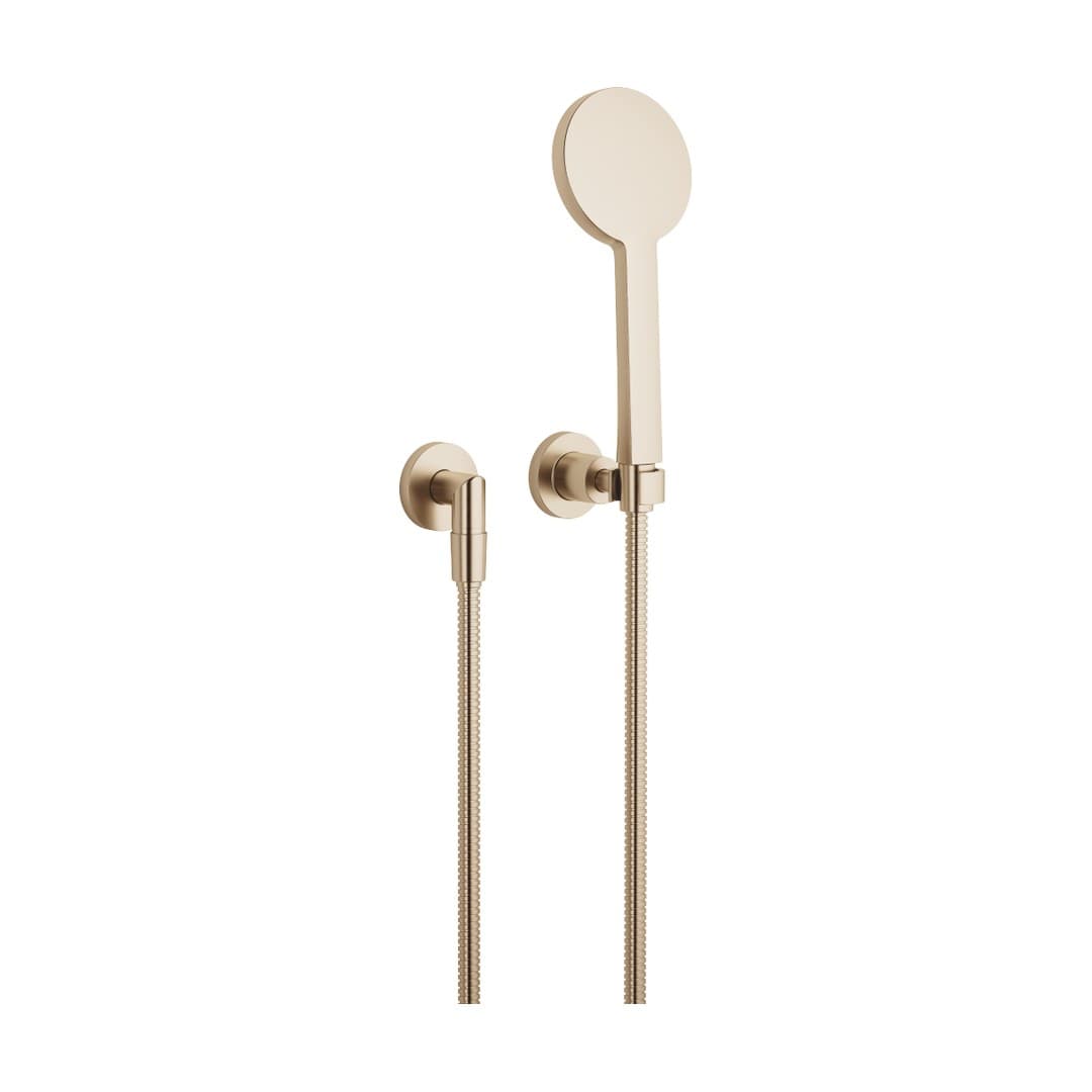 Dornbracht Tara – Σετ Ντους – Hand shower set with individual rosettes – Brushed Champagne (22kt Gold) (27803892-46)