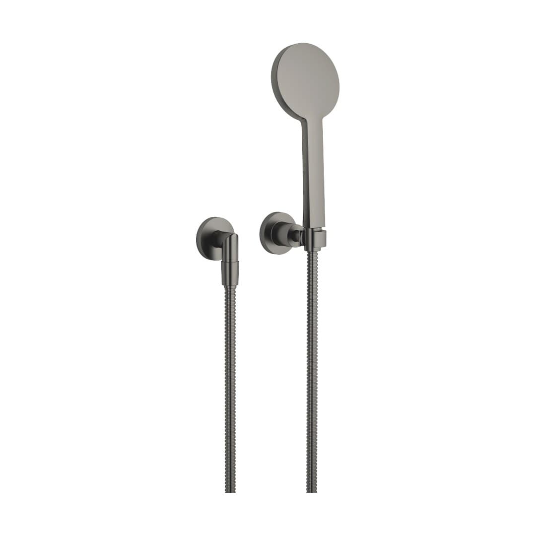 Dornbracht Tara – Σετ Ντους – Hand shower set with individual rosettes – Brushed Dark Platinum (27803892-99)