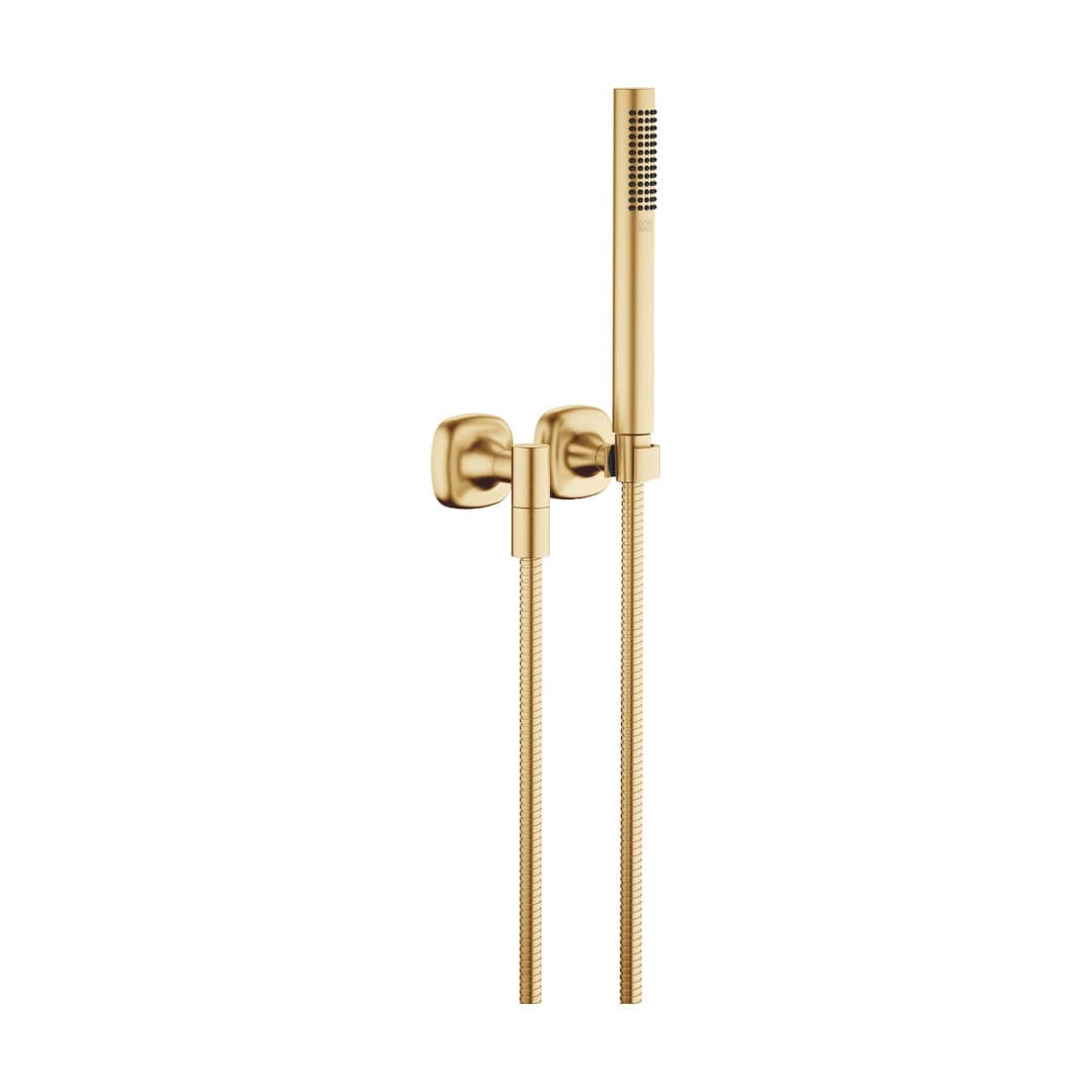 Dornbracht COYA – Σετ Ντους – Hand shower set with individual rosettes – Brushed Durabrass (23kt Gold) (27808404-28)