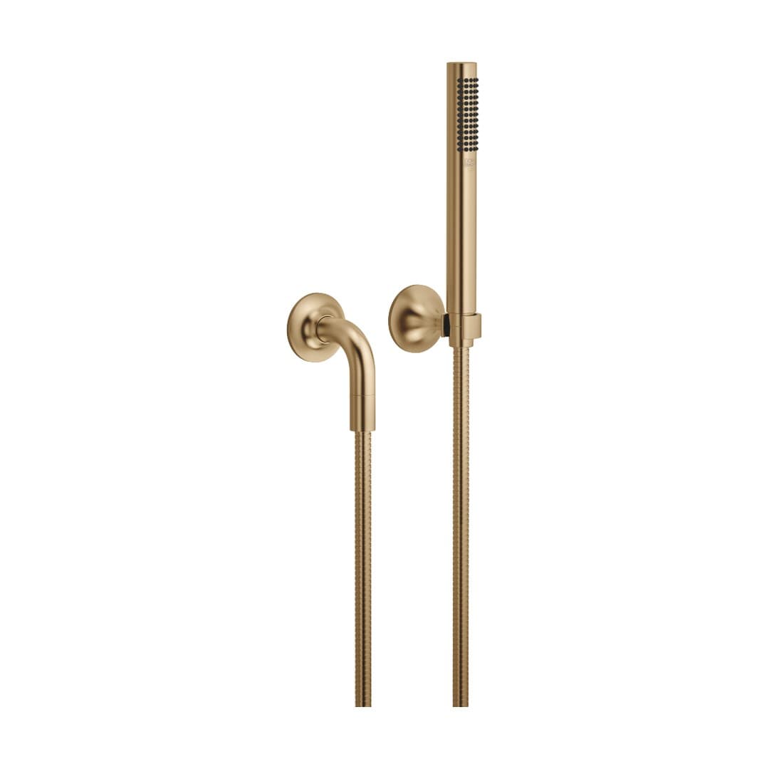 Dornbracht VAIA – Σετ Ντους – Hand shower set with individual rosettes – Brushed Dark Brass (PVD) (27808809-39)