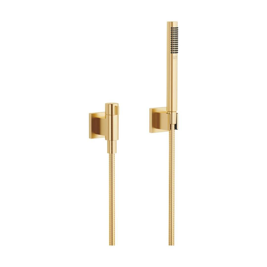Dornbracht – Σετ Ντους – Hand shower set with individual rosettes with volume control – Brushed Gold (PVD) (27809985-37)