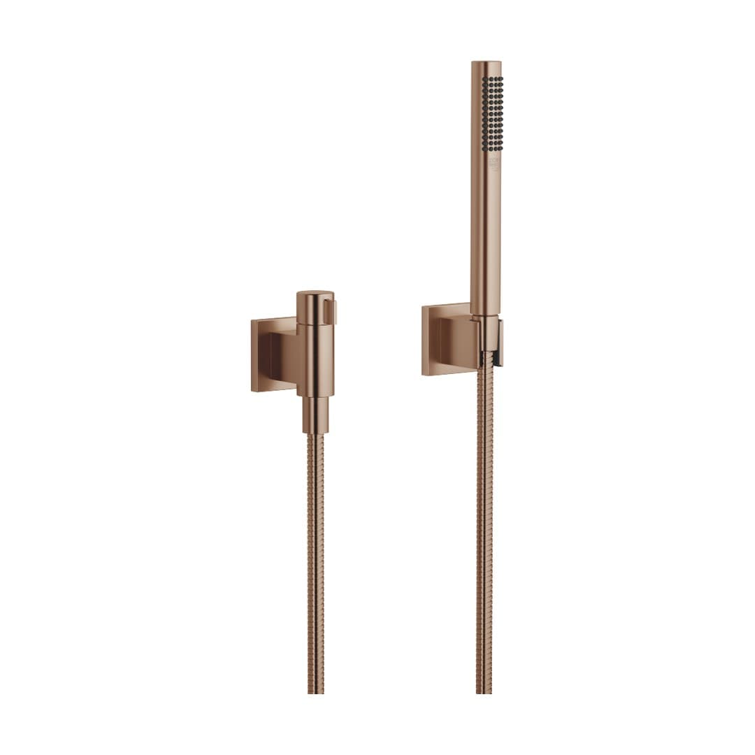 Dornbracht – Σετ Ντους – Hand shower set with individual rosettes with volume control – Brushed Bronze (PVD) (27809985-42)