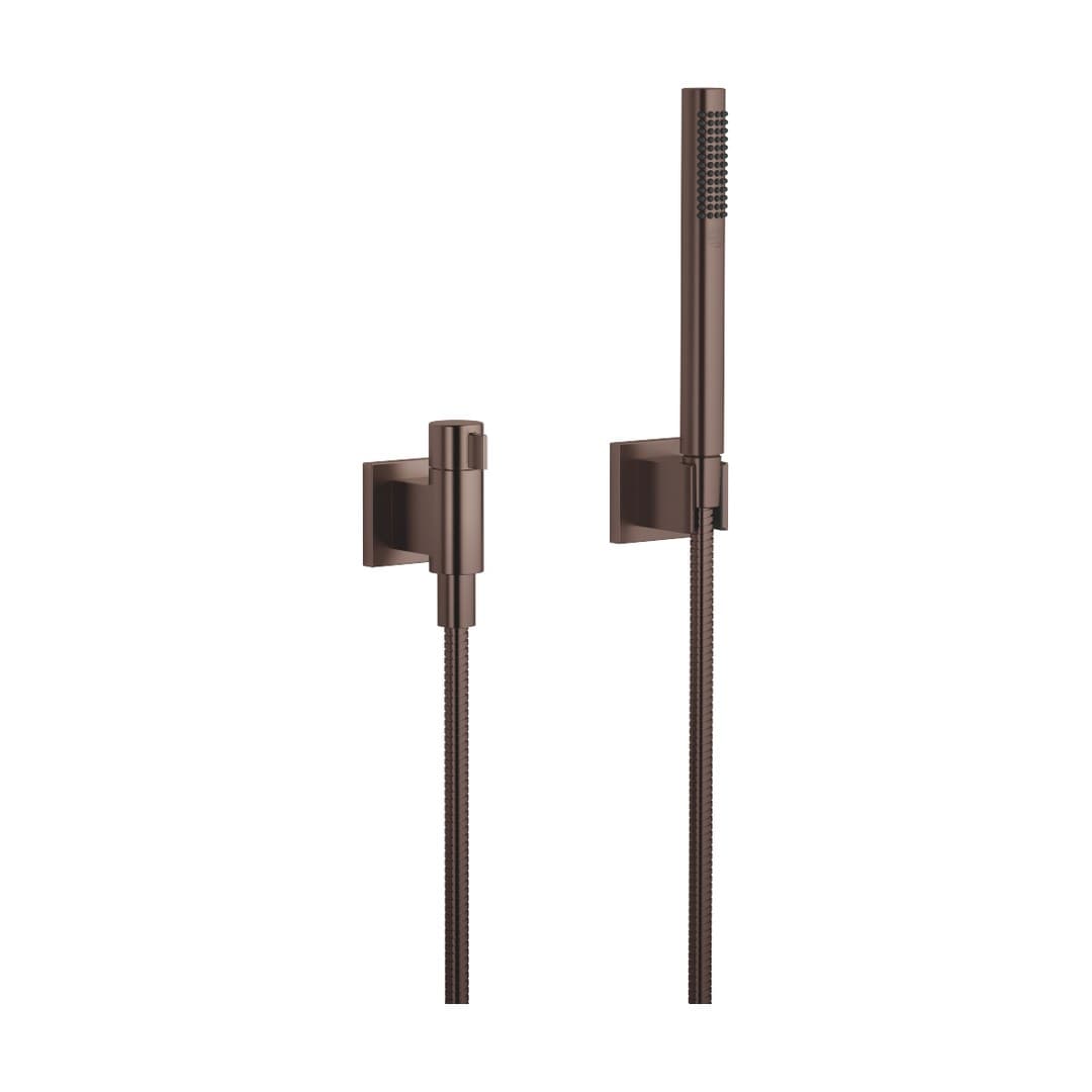 Dornbracht – Σετ Ντους – Hand shower set with individual rosettes with volume control – Brushed Dark Bronze (PVD) (27809985-43)