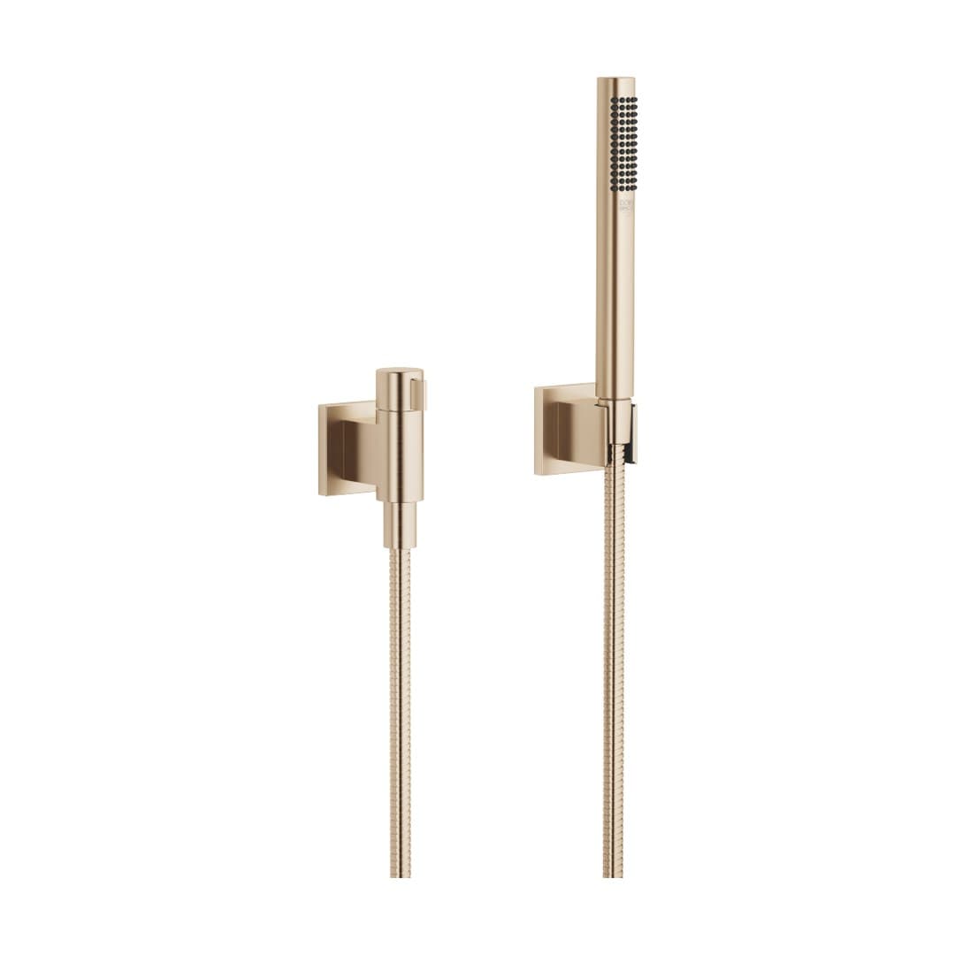 Dornbracht – Σετ Ντους – Hand shower set with individual rosettes with volume control – Brushed Champagne (22kt Gold) (27809985-46)