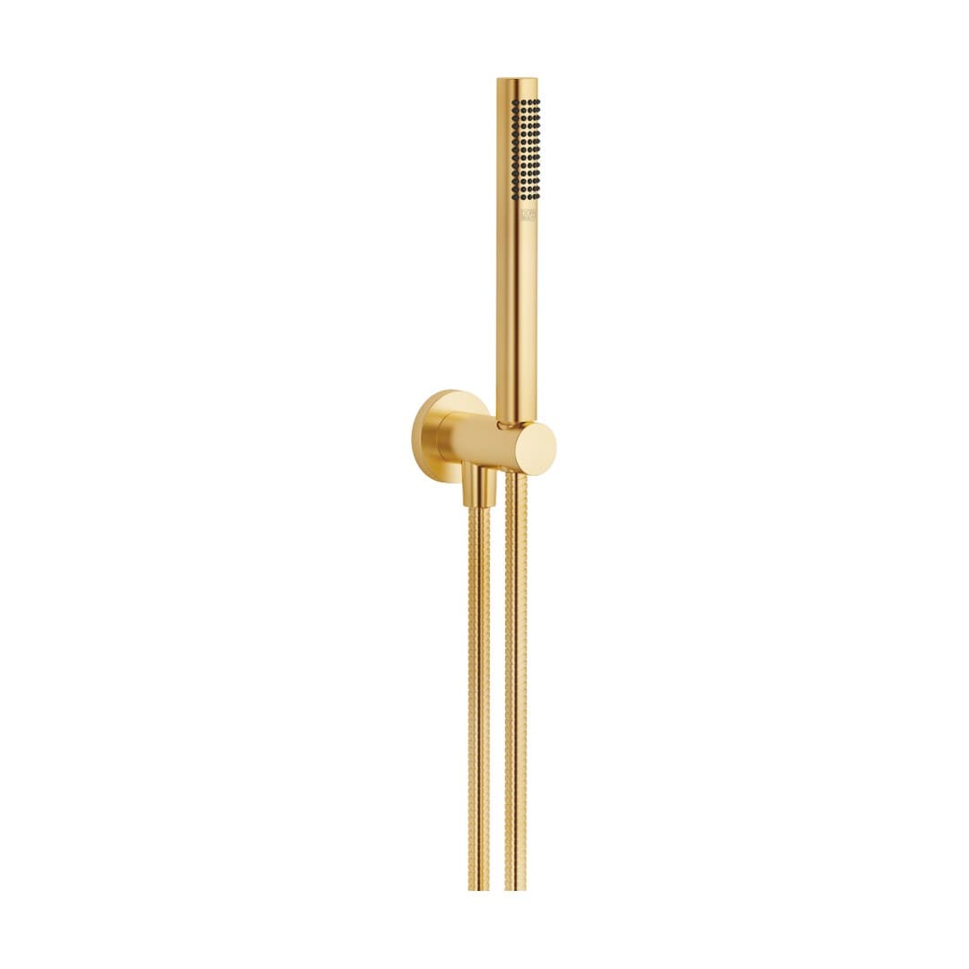 Dornbracht – Σετ Ντους – Hand shower set with integrated shower holder – Brushed Gold (PVD) (27812660-37)