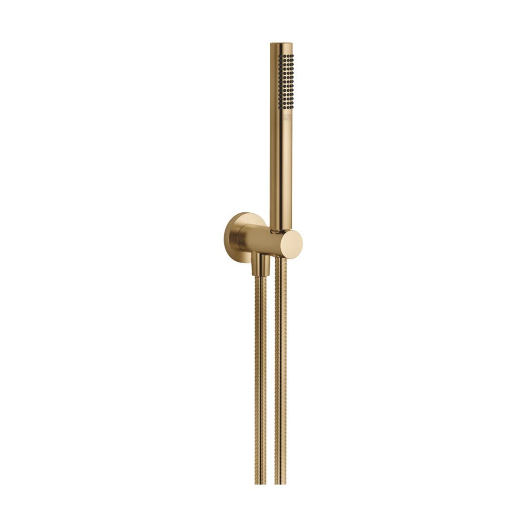 Dornbracht – Σετ Ντους – Hand shower set with integrated shower holder – Brushed Dark Brass (PVD) (27812660-39)