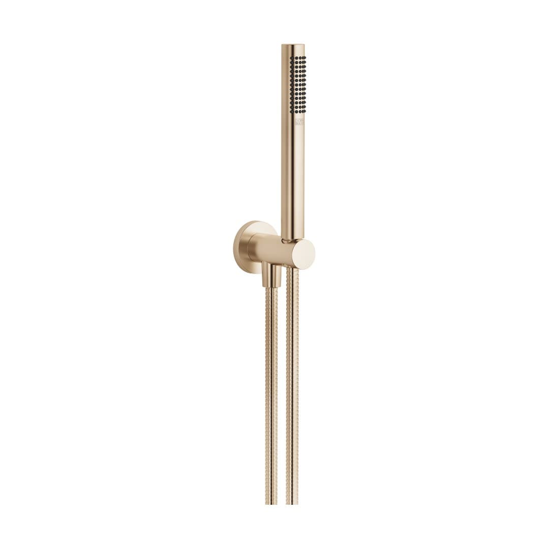 Dornbracht – Σετ Ντους – Hand shower set with integrated shower holder – Brushed Champagne (22kt Gold) (27812660-46)