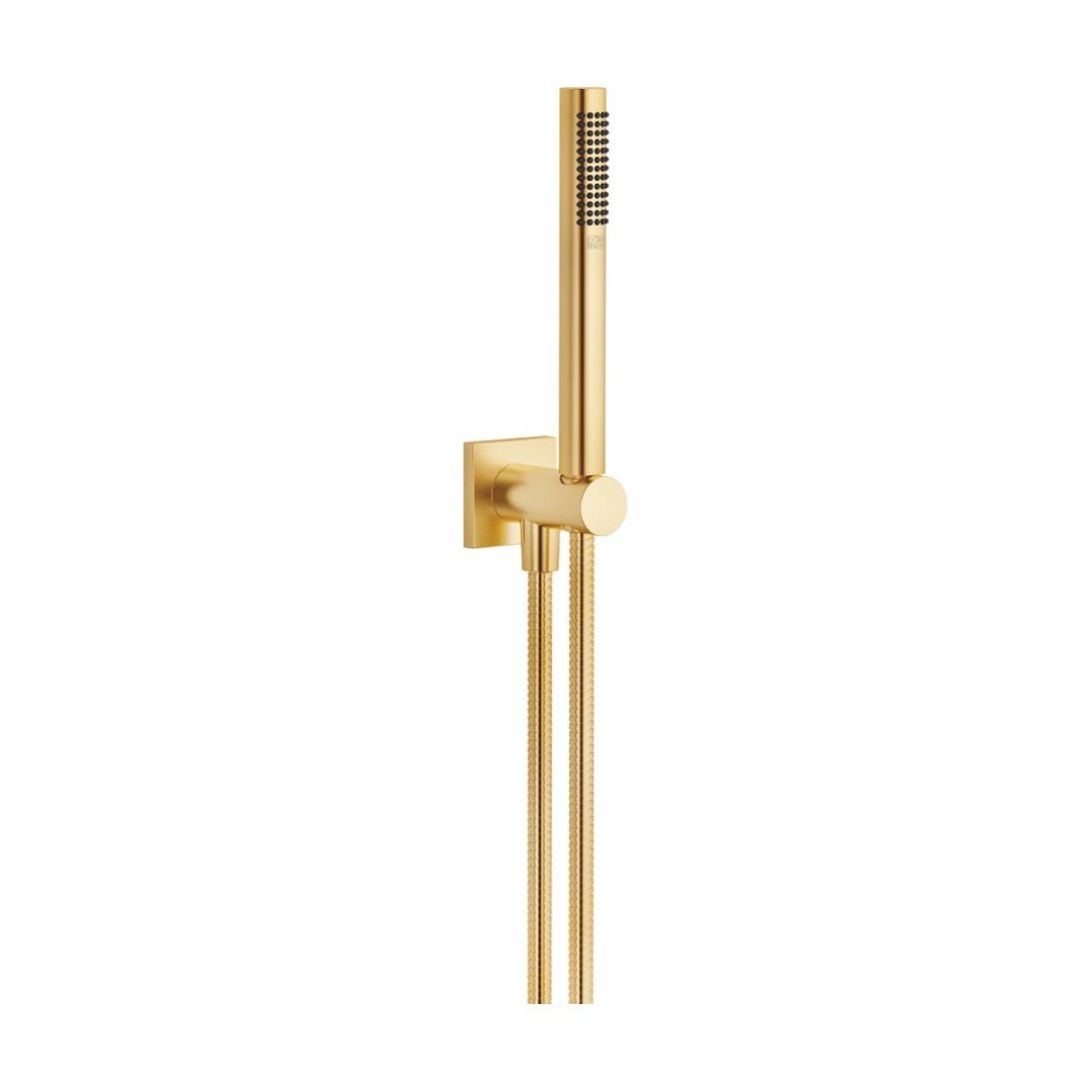 Dornbracht – Σετ Ντους – Hand shower set with integrated shower holder – Brushed Gold (PVD) (27812970-37)