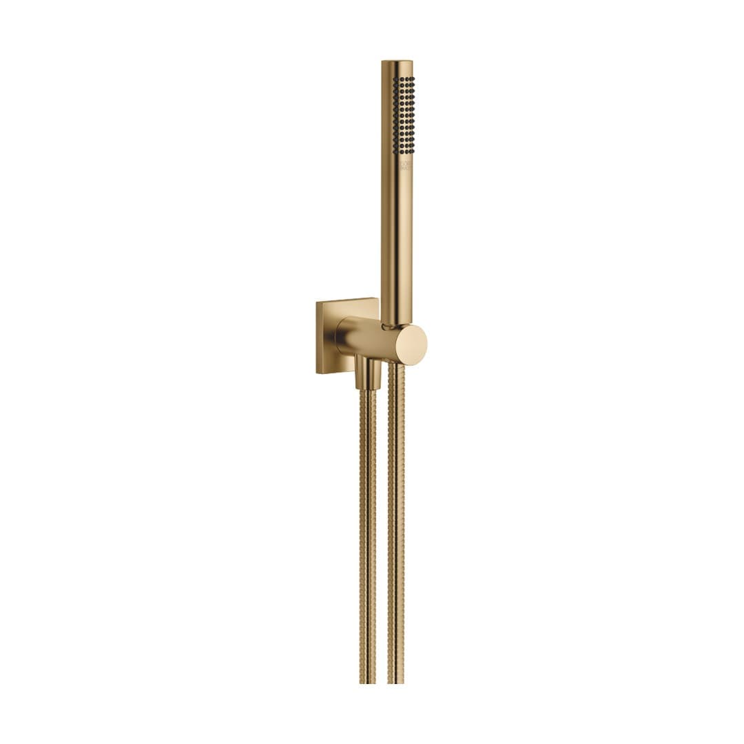 Dornbracht – Σετ Ντους – Hand shower set with integrated shower holder – Brushed Dark Brass (PVD) (27812970-39)