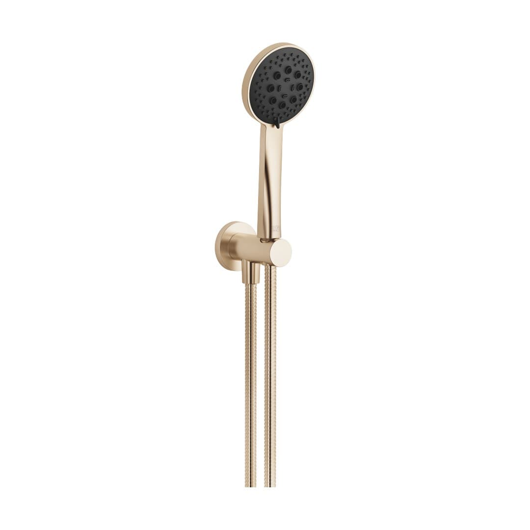 Dornbracht – Σετ Ντους – Hand shower set with integrated shower holder – Brushed Light Gold (PVD) (27813660-27)