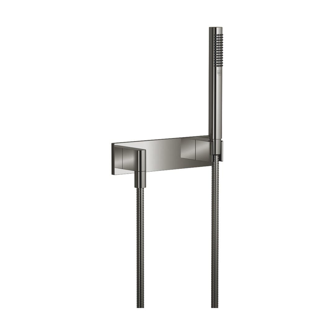 Dornbracht – Σετ Ντους – Hand shower set with cover plate – Dark Chrome (27818980-19)