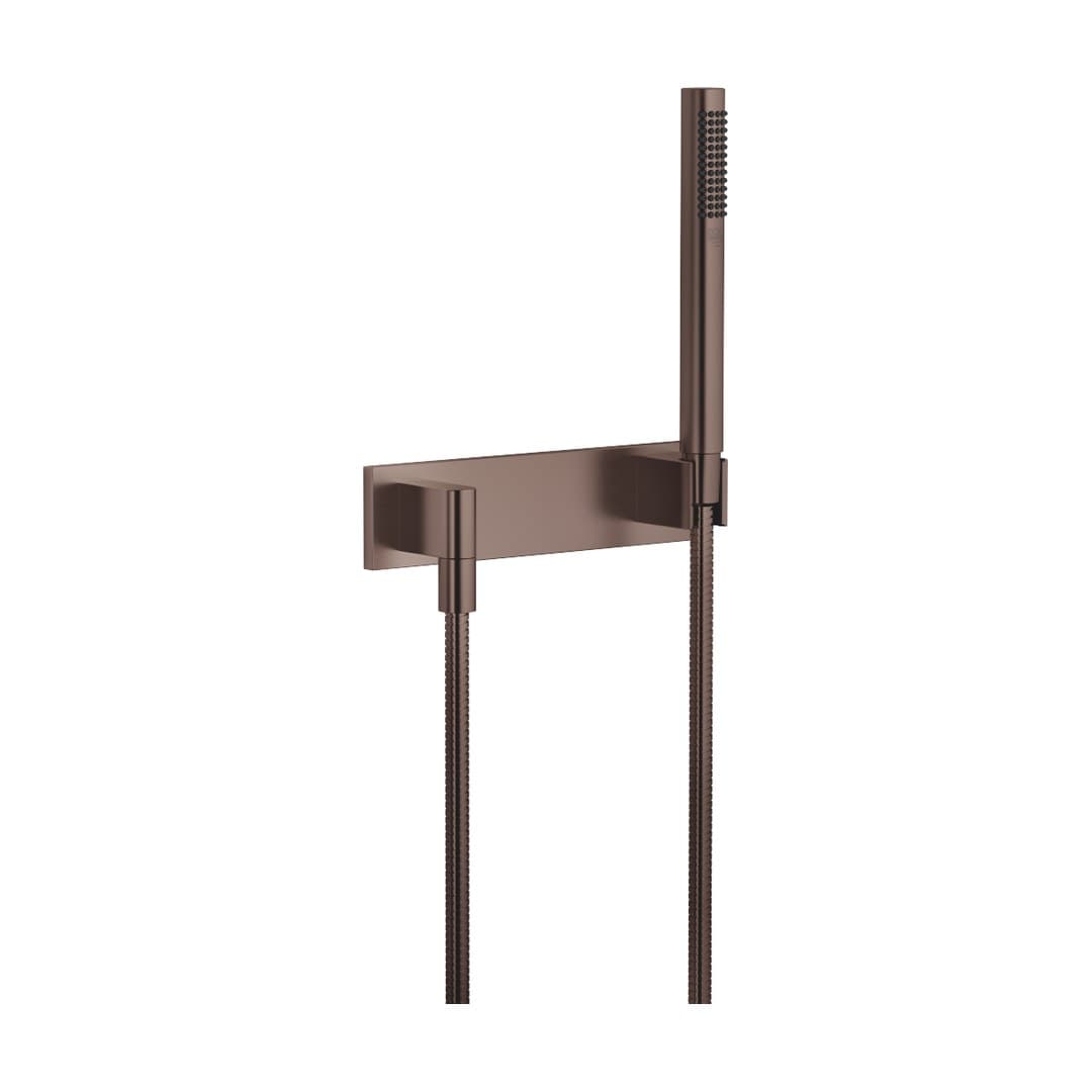 Dornbracht – Σετ Ντους – Hand shower set with cover plate – Brushed Dark Bronze (PVD) (27818980-43)