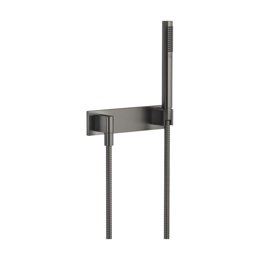 Dornbracht – Σετ Ντους – Hand shower set with cover plate – Brushed Dark Platinum (27818980-99)