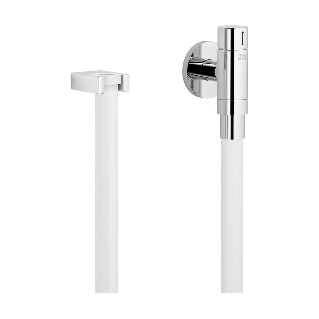 Dornbracht – Κεφαλή Ντους – WATER TUBE Kneipp wall elbow with hose holder with individual rosettes – Brushed Chrome (27823979-93)