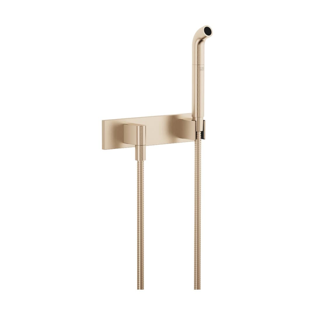 Dornbracht – Κεφαλή Ντους – Affusion pipe with cover plate FlowReduce – Brushed Champagne (22kt Gold) (27858979-46)