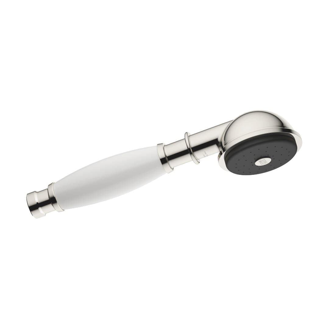 Dornbracht Madison – Τηλέφωνο Ντους – Metal hand shower with porcelain insert (white) – Platinum (28002970-08)