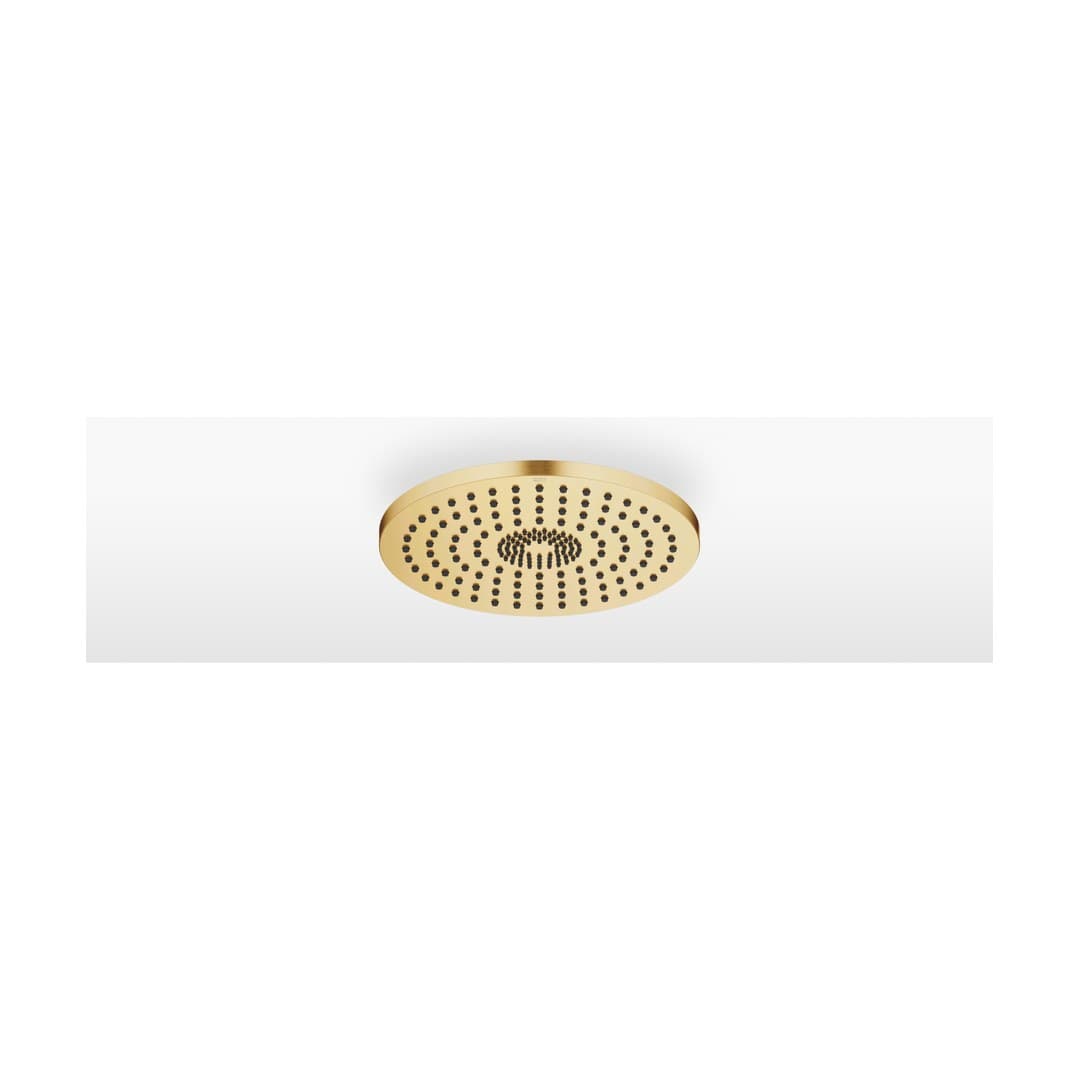 Dornbracht – Κεφαλή Ντους – Rainshower for surface-mounted ceiling installation 300 mm – Brushed Durabrass (23kt Gold) (28031970-28)