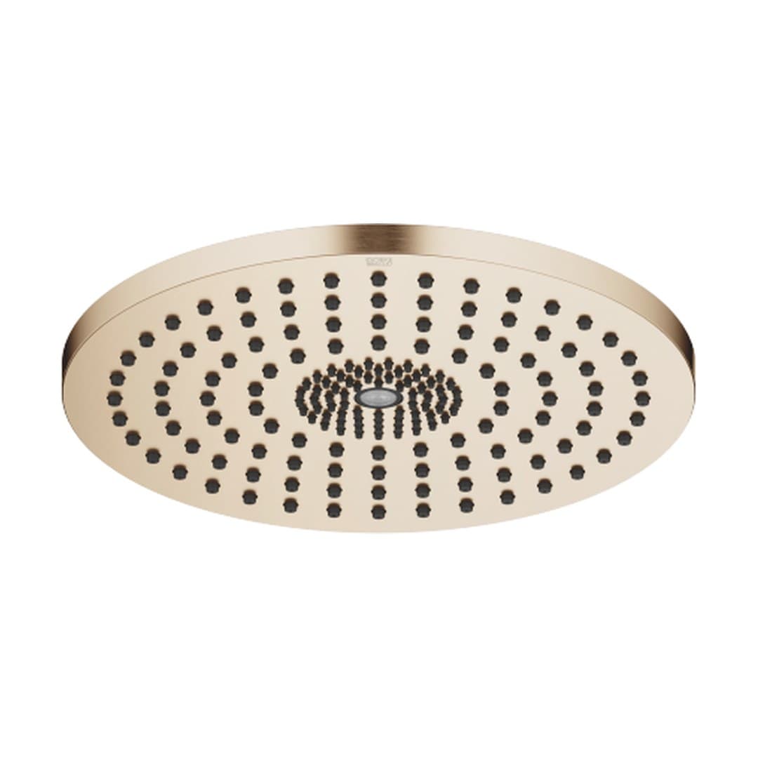 Dornbracht – Κεφαλή Ντους – Rainshower for surface-mounted ceiling installation with light 300 mm – Brushed Light Gold (PVD) (28032970-27)
