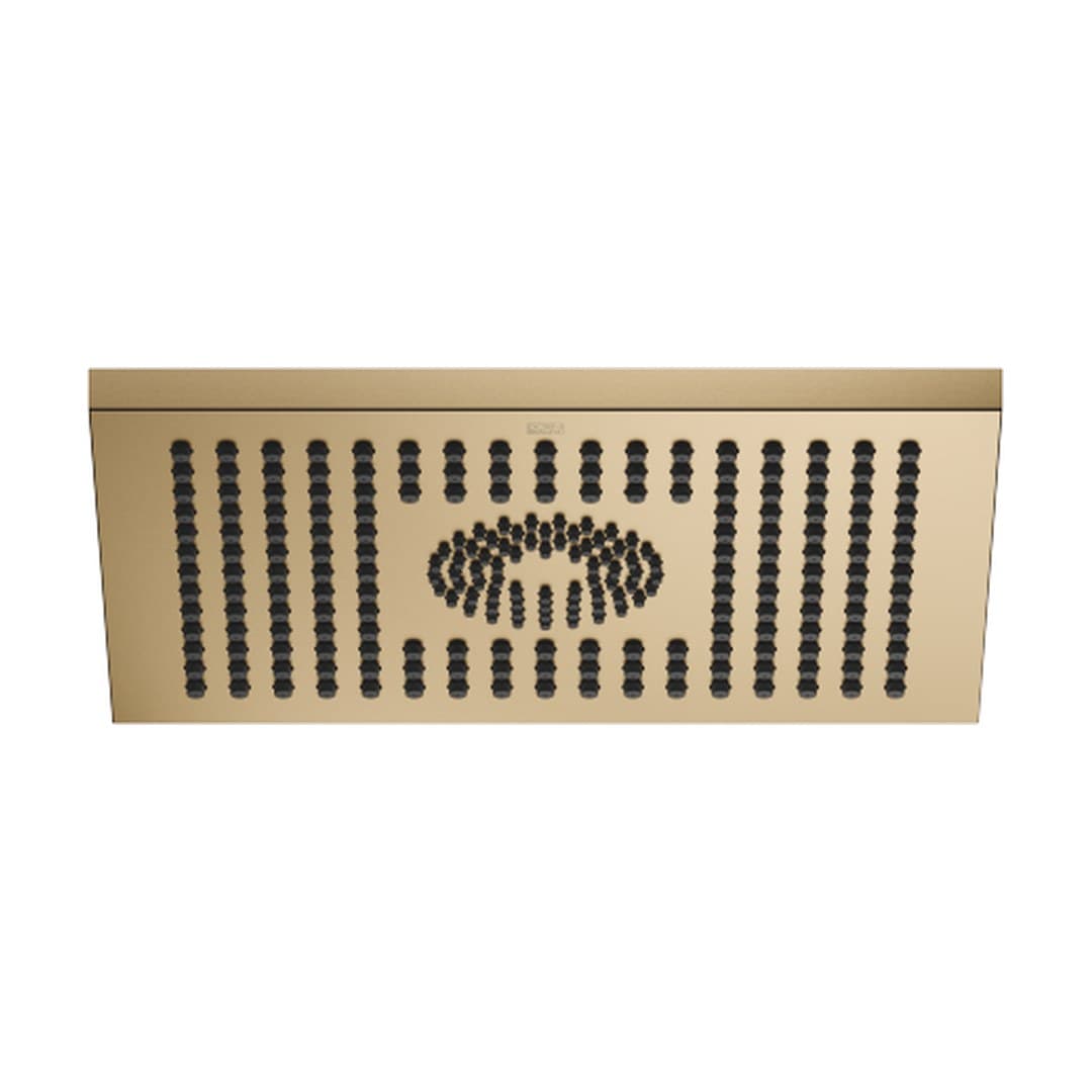 Dornbracht – Κεφαλή Ντους – Rainshower for surface-mounted ceiling installation 300 x 240 mm – Brushed Dark Brass (PVD) (28041980-39)