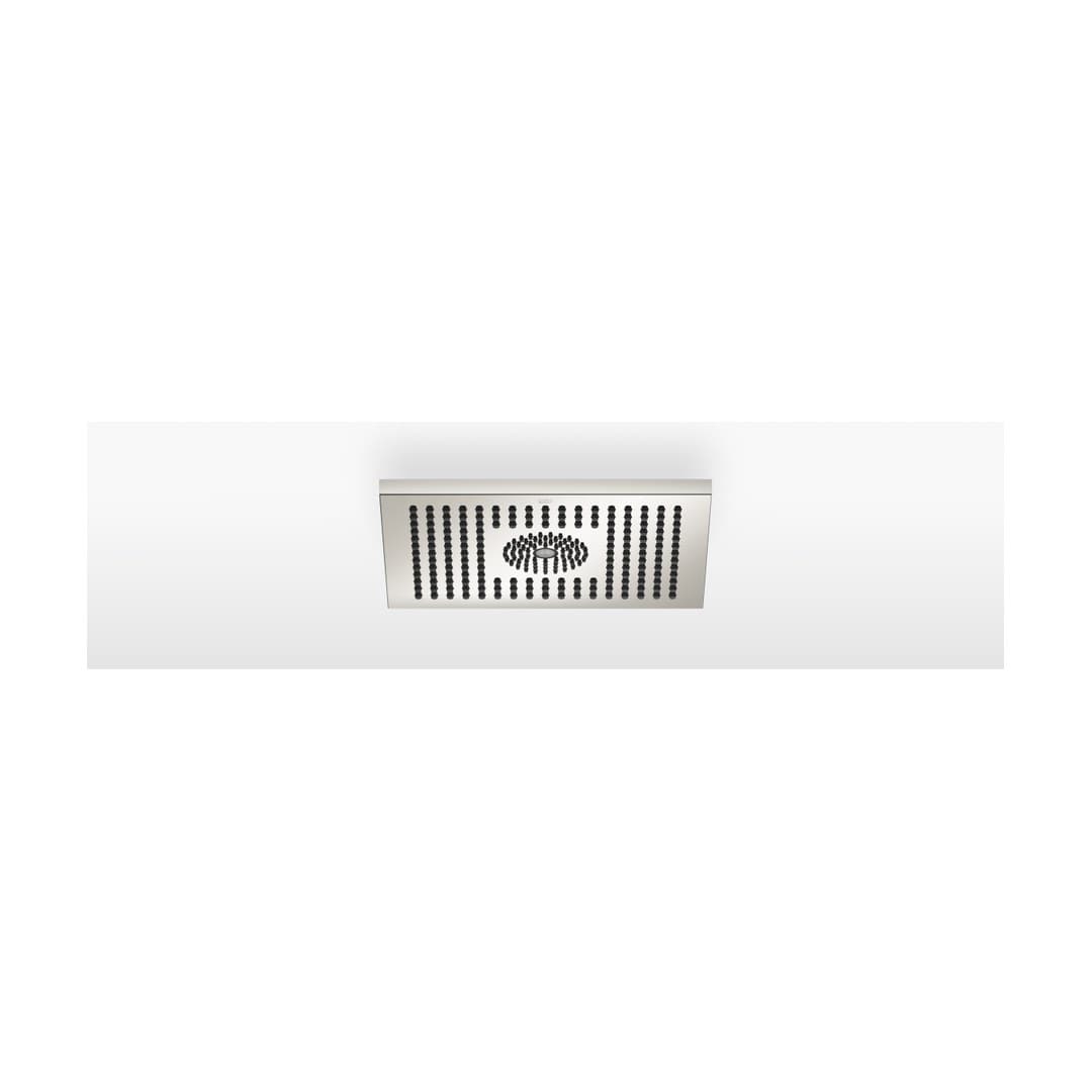 Dornbracht – Κεφαλή Ντους – Rainshower for surface-mounted ceiling installation with light 300 x 240 mm – Platinum (28042980-08)