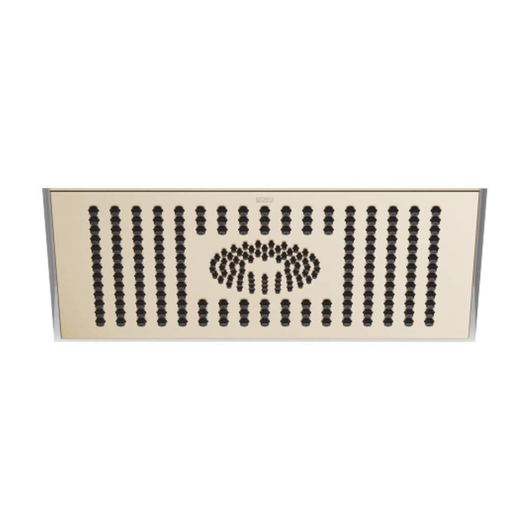 Dornbracht – Κεφαλή Ντους – Rainshower for recessed ceiling installation 300 x 240 mm – Brushed Light Gold (PVD) (28043980-27)
