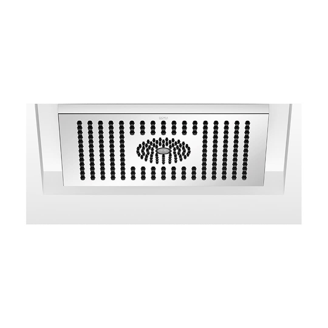 Dornbracht – Κεφαλή Ντους – Rainshower for recessed ceiling installation with light 300 x 240 mm – Champagne (22kt Gold) (28044980-47)