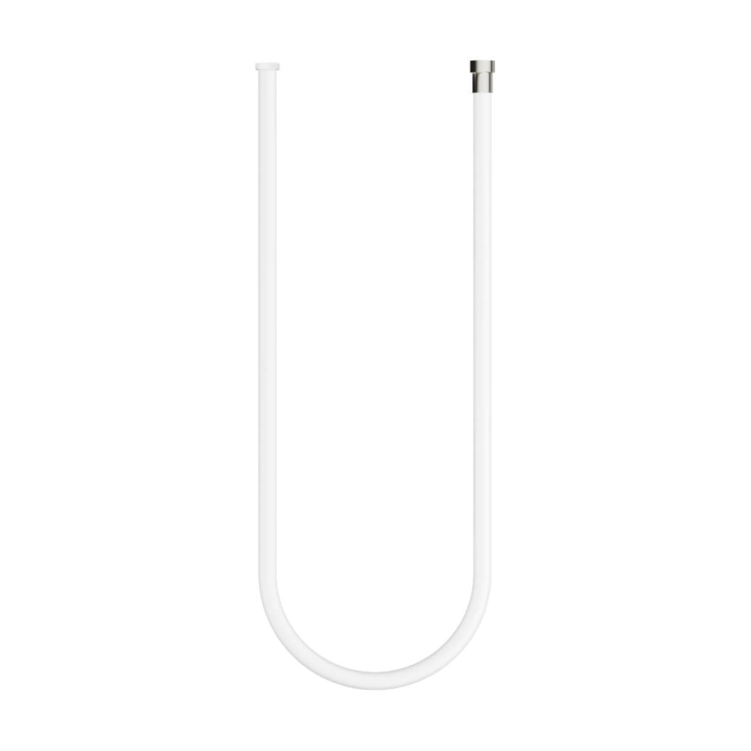 Dornbracht – Κεφαλή Ντους – WATER TUBE Kneipp hose white 2000 mm – Brushed Platinum (28285979-06)