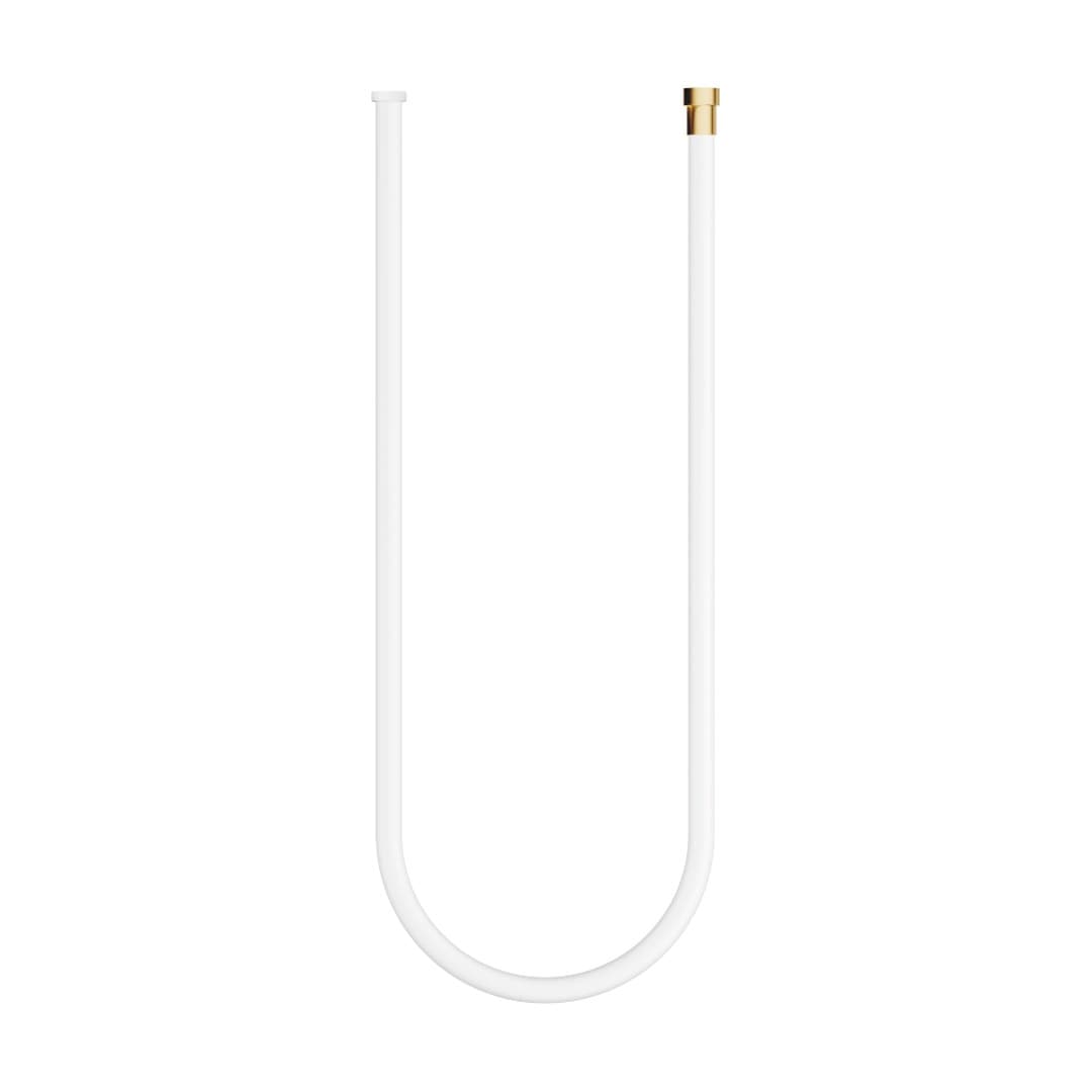 Dornbracht – Κεφαλή Ντους – WATER TUBE Kneipp hose white 2000 mm – Brushed Durabrass (23kt Gold) (28285979-28)