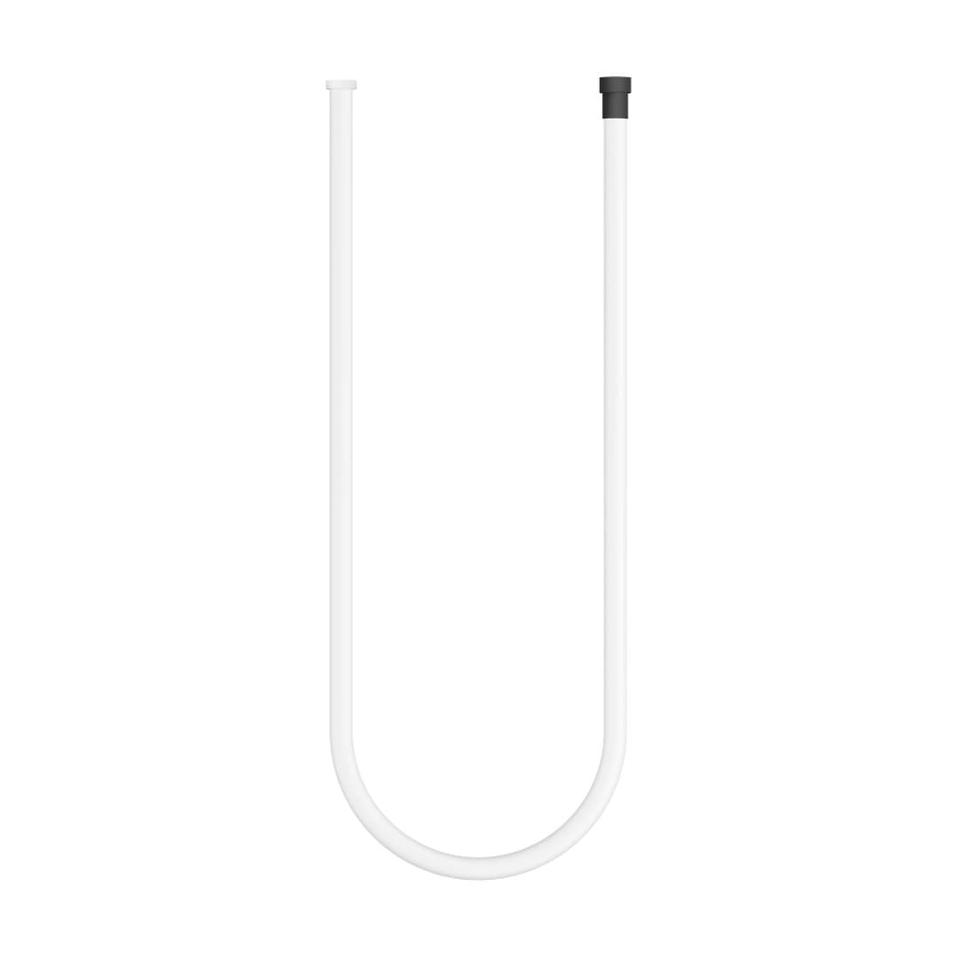 Dornbracht – Κεφαλή Ντους – WATER TUBE Kneipp hose white 2000 mm – Matte Black (28285979-33)