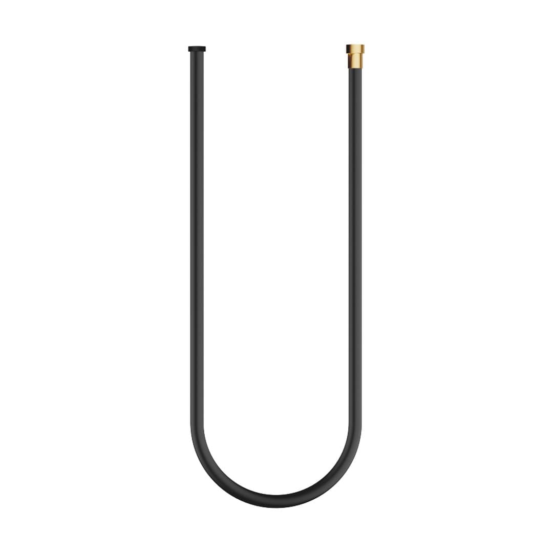 Dornbracht – Κεφαλή Ντους – WATER TUBE Kneipp hose black 2000 mm – Brushed Durabrass (23kt Gold) (28286979-28)