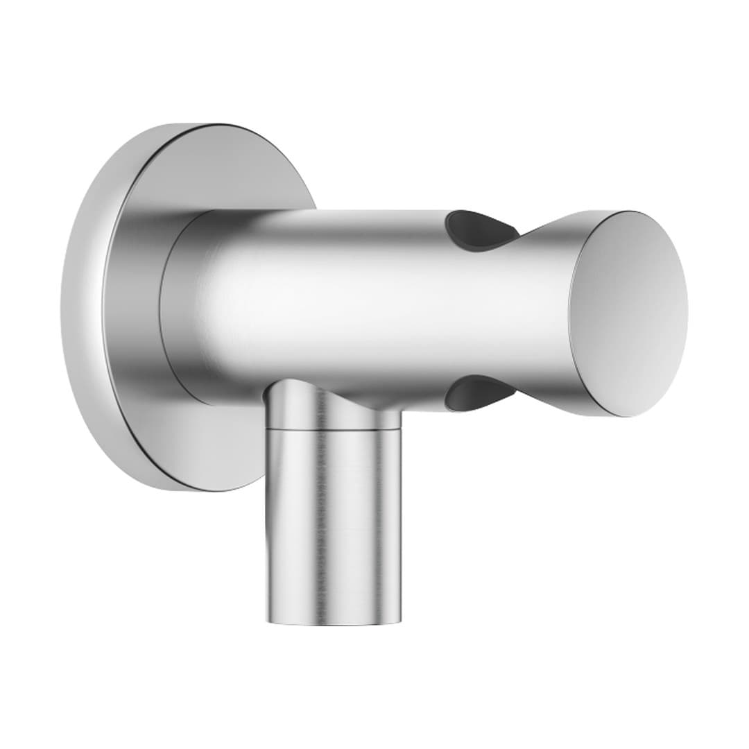 Dornbracht – Παροχή Τοίχου – Wall elbow with integrated shower holder – Brushed Chrome (28490660-93)