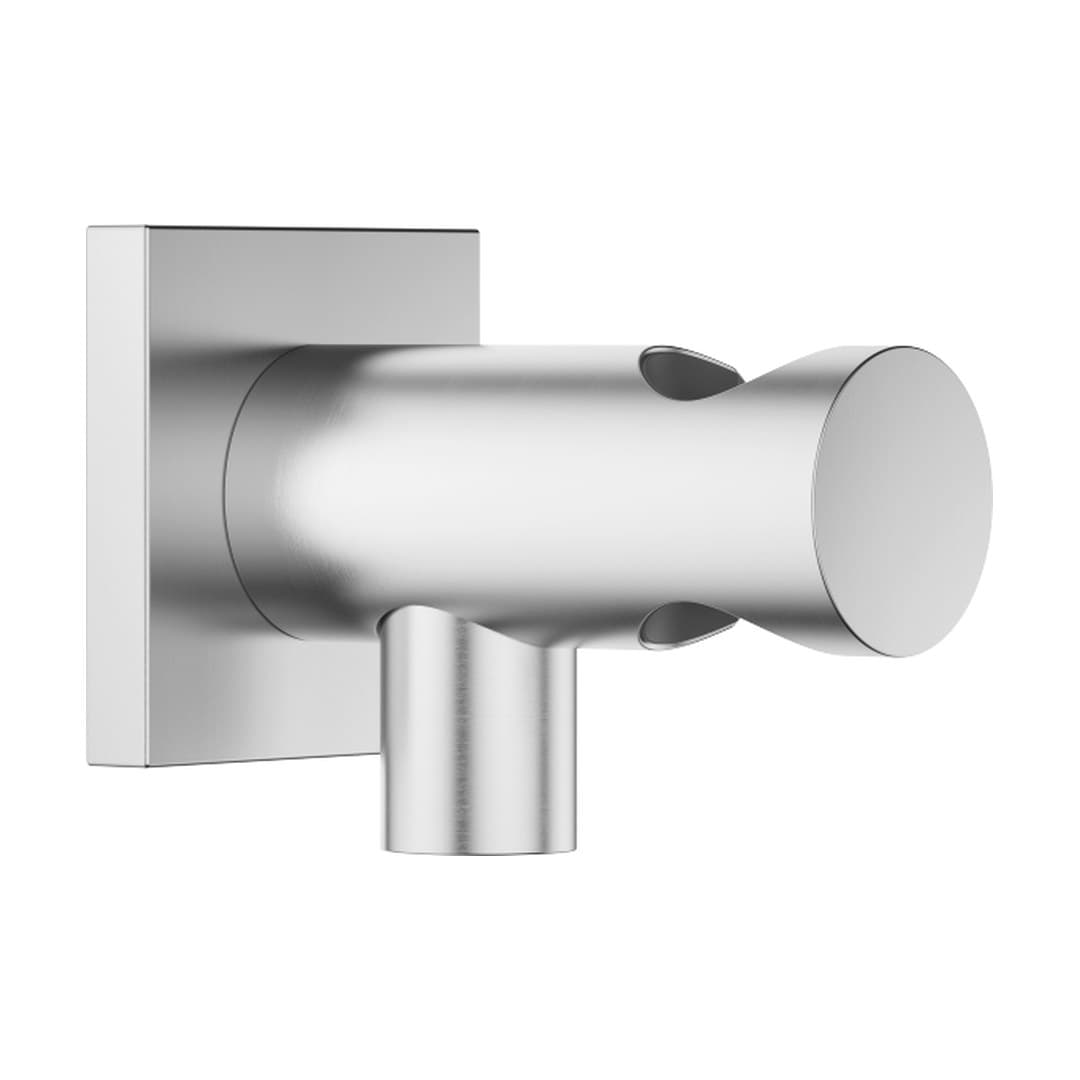 Dornbracht – Παροχή Τοίχου – Wall elbow with integrated shower holder – Brushed Chrome (28490970-93)