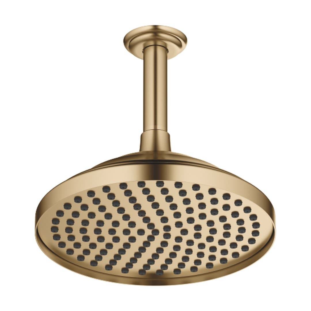 Dornbracht Madison – Κεφαλή Ντους – Rainshower with ceiling fixing 200 mm – Brushed Dark Brass (PVD) (28565977-39)