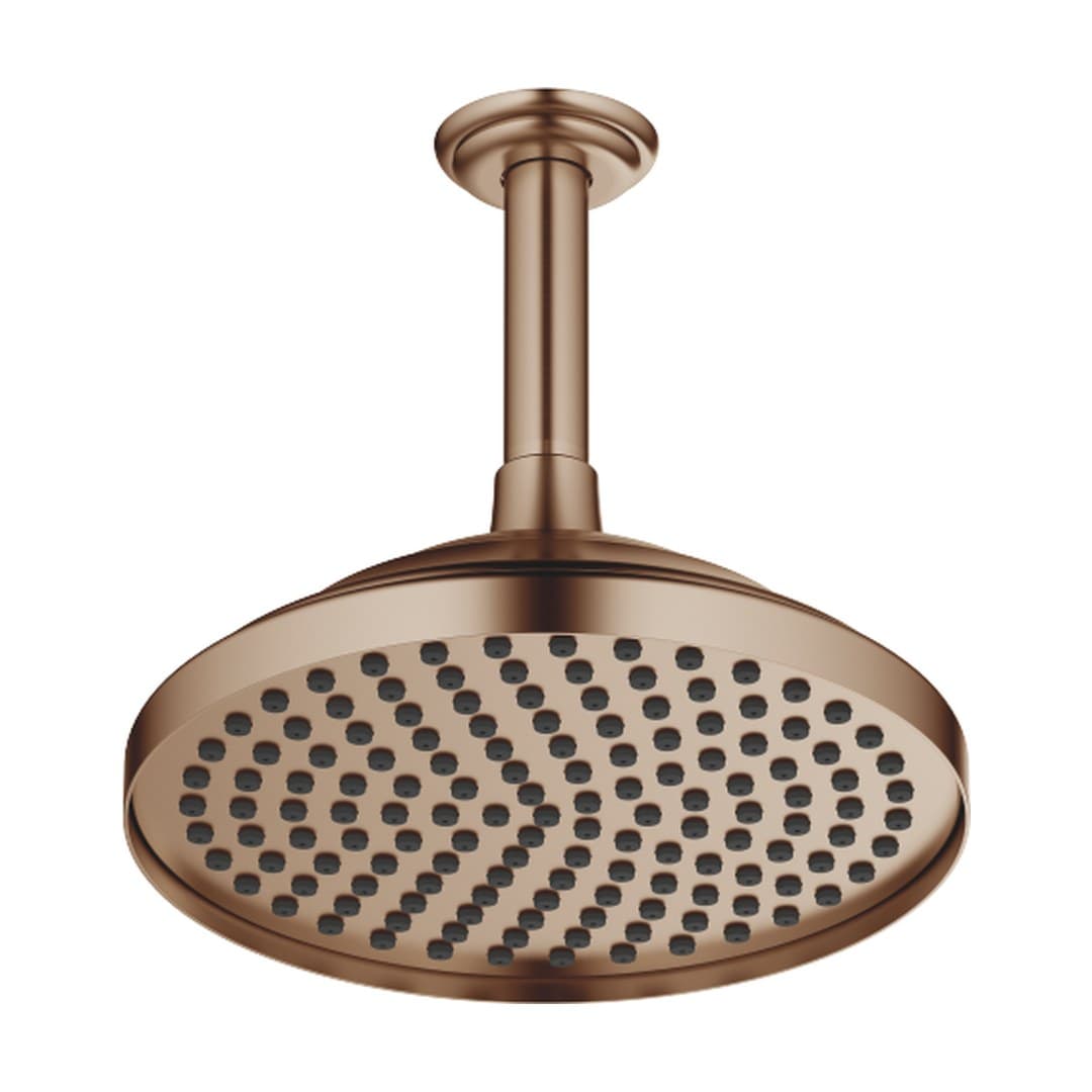 Dornbracht Madison – Κεφαλή Ντους – Rainshower with ceiling fixing 200 mm – Brushed Bronze (PVD) (28565977-42)