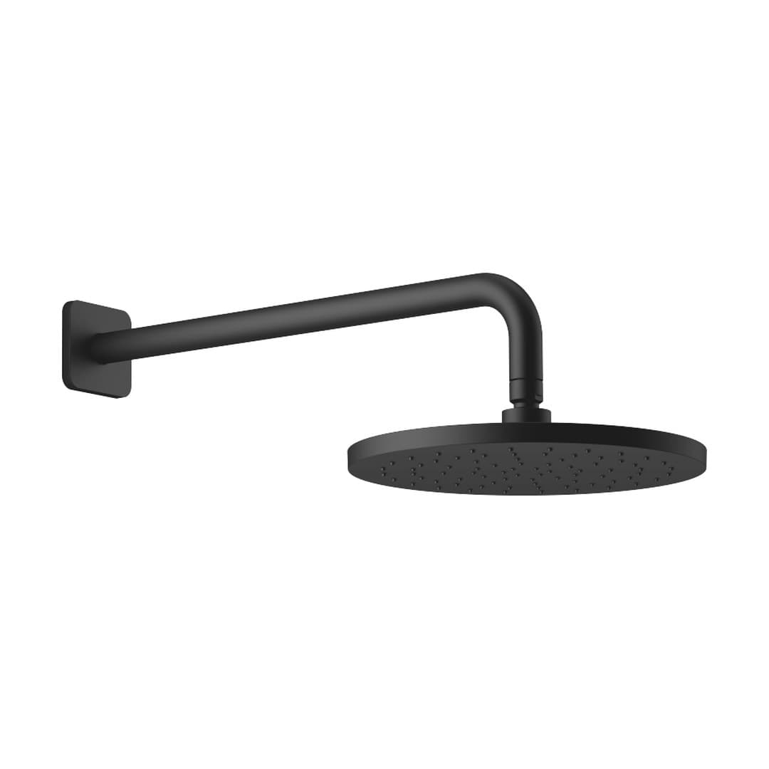 Dornbracht Yarre – Κεφαλή Ντους – Rainshower with wall fixing 250 mm – Soft Black (28649832-69)
