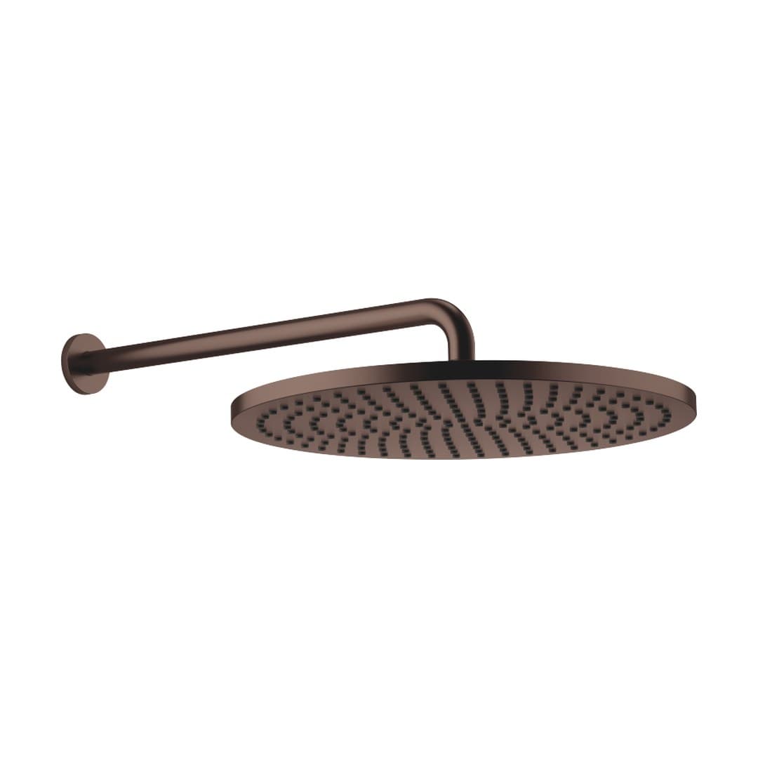 Dornbracht – Κεφαλή Ντους – Rainshower with wall fixing 400 mm – Brushed Dark Bronze (PVD) (28659970-43)